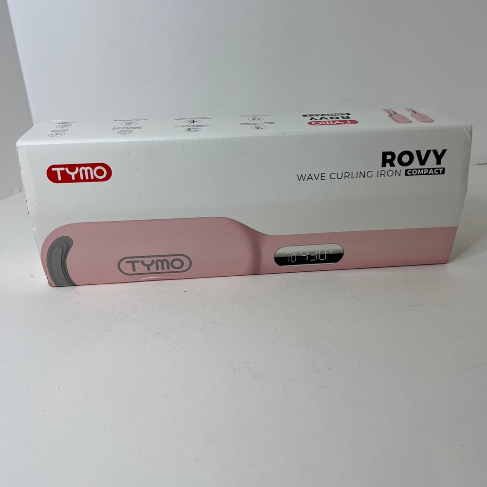 Tymo Rovy Wave Curling Iron Pink‎ NIB #2